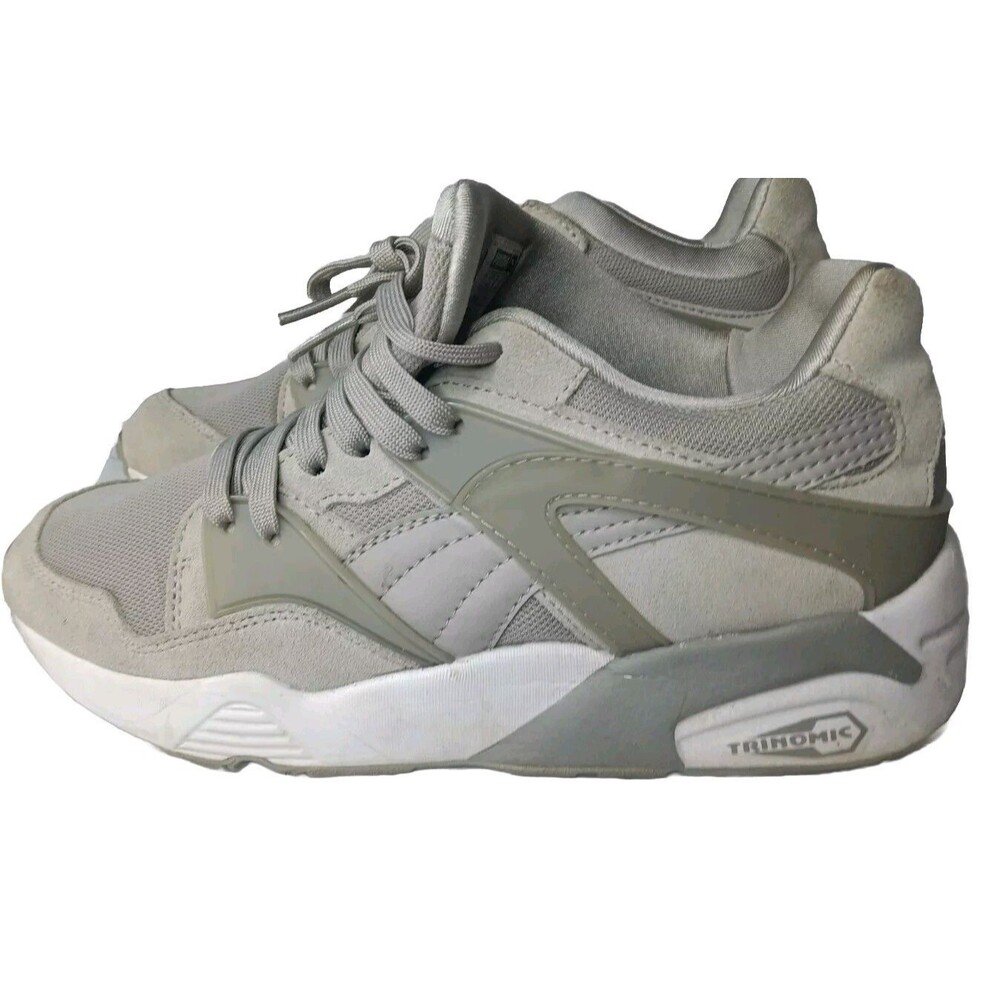 PUMA Blaze Trinomic Shoes Mens Size 8 Sneakers White Gray